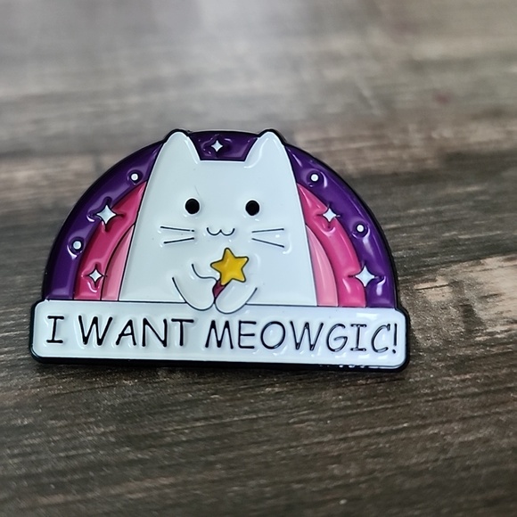 Fashion Jewelry Jewelry - I WANT MEOWGIC!  Brooch  BROOCH PIN